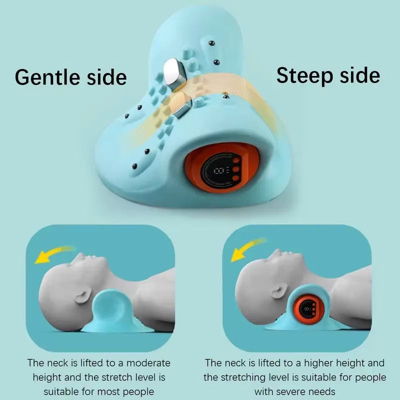 1PCS Neck Massager, Finger Pressure Neck Massager, with Electric Shoulder and Neck Massage, Massage Pillow Neck, Back, Shoulder